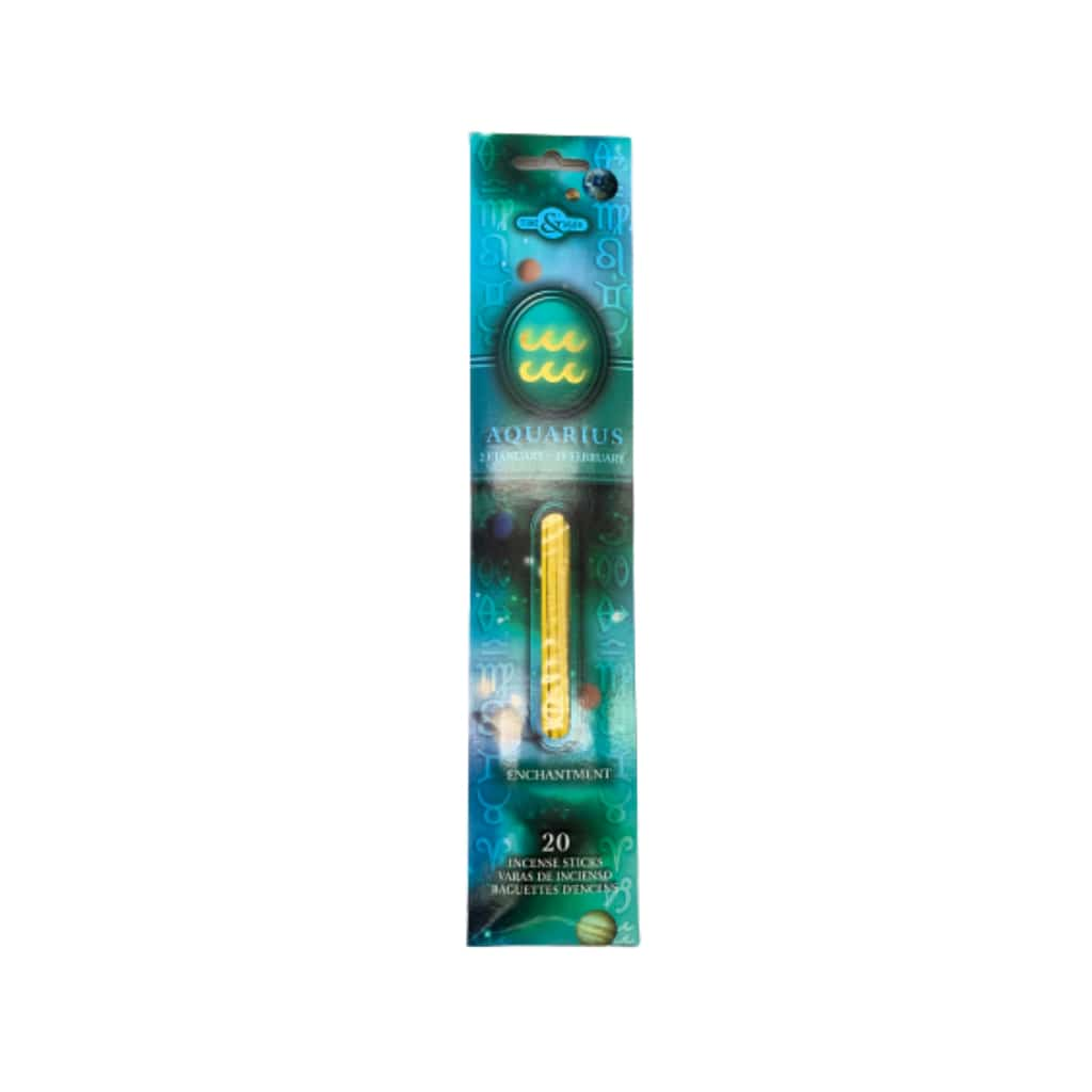 Zodiac Aquarius Incense - Enchantment - Smoke Shop Wholesale. Done Right.