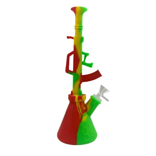 11’’ Silicone AK-47 Beaker Waterpipe - Smoke Shop Wholesale. Done Right.