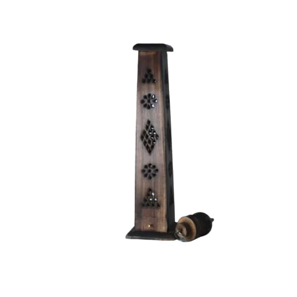 12’’ Wooden Incense Tower Burner - Smoke Shop Wholesale. Done Right.