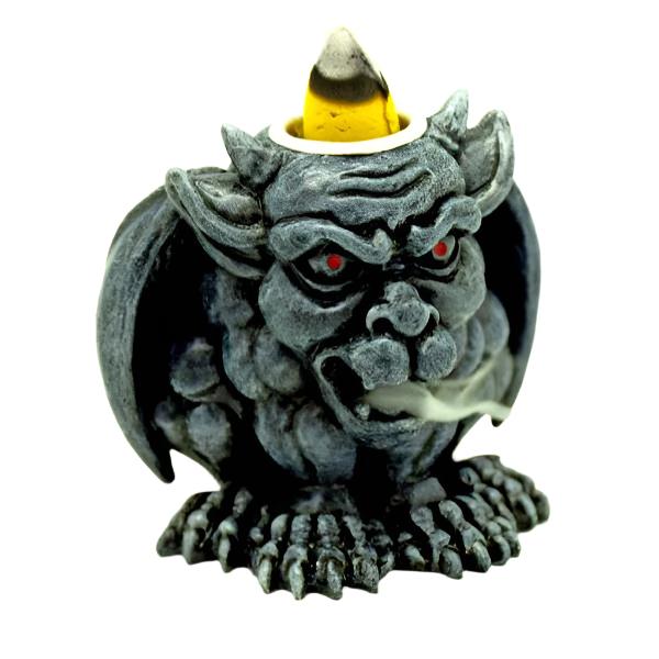 Gargoyle backflow incense burner