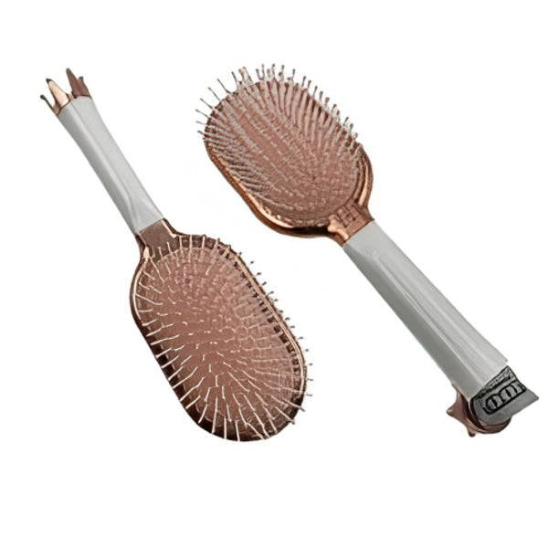 Functional Paddle Hair Brush Stash Can