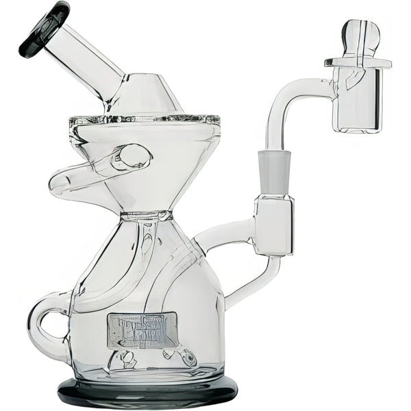 TYSON KNOCKOUT DAB RIG CLEAR & CHARCOAL