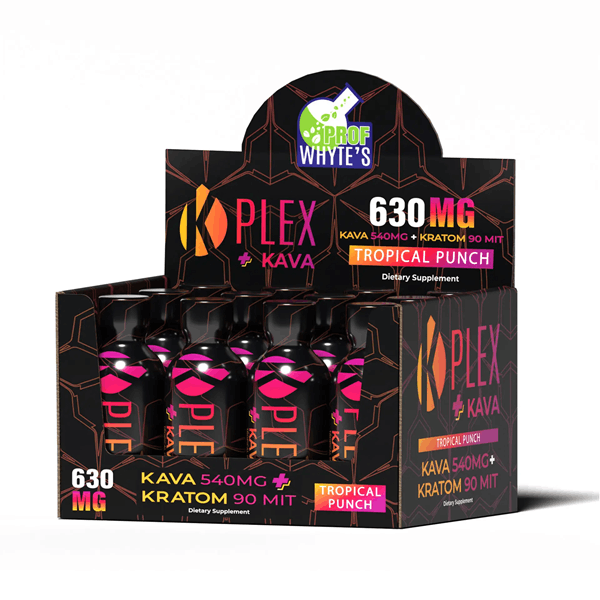 KPLEX + KAVA 630 MG TROPICAL PUNCH EXTRACT SHOT (90 MG MIT / 540 MG KAVATONES) 12 CT DISPLAY