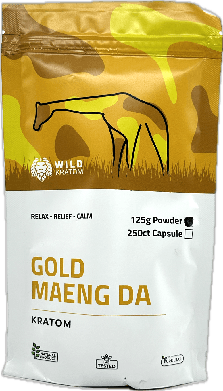 Wild Kratom Gold Maeng Da - 125g Kratom Powder