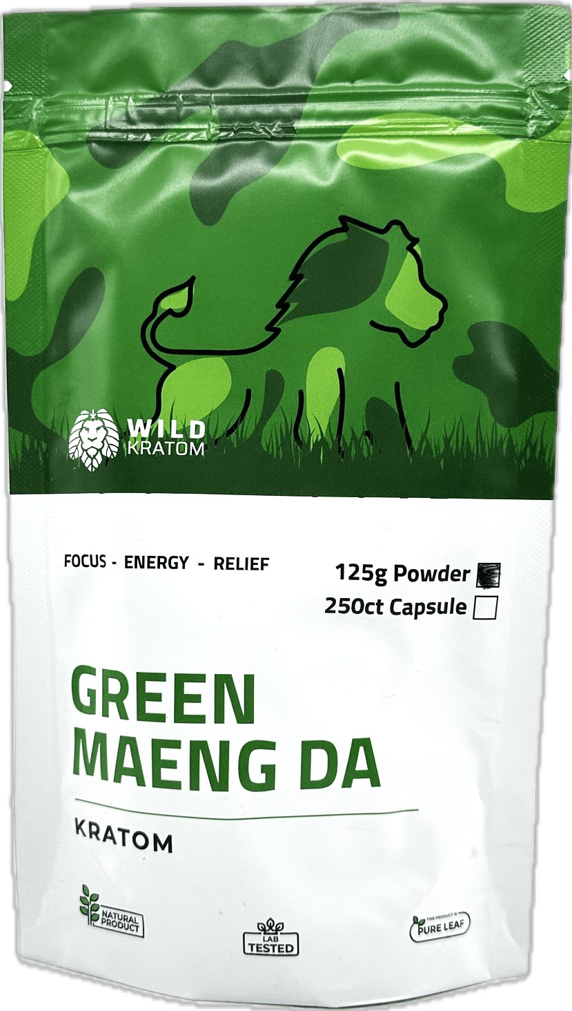Wild Kratom Green Maeng Da - 125g Kratom Powder