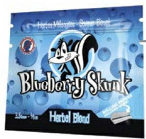 SKUNK HERBAL SMOKING BLEND 3.5 GRAMS -BLUEBERRY W/ PAPERS