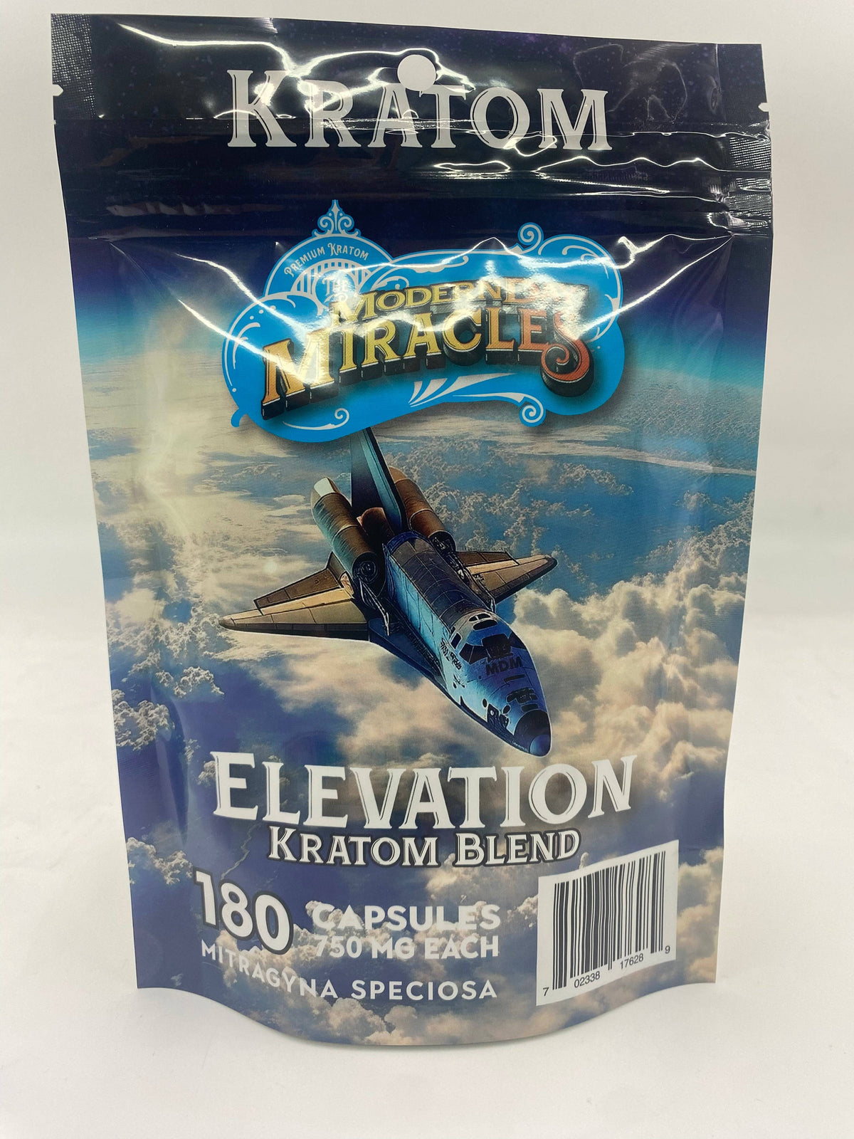 Modern Day Miracles Space Blends- Elevation White Kratom Cambodia Blend 180ct Capsules
