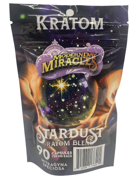 Modern Day Miracles Space Blends-Stardust Green Kratom Vietnam Blend 90ct Capsules