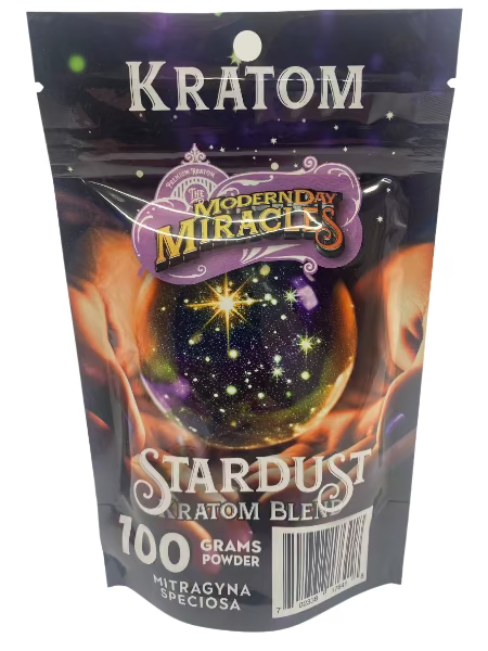 Modern Day Miracles Space Blends-Stardust Green Kratom Vietnam Blend 100 Gram Powder