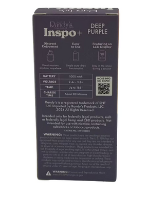 RANDY'S INSPO PLUS CONCENTRATE VAPORIZER DEEP PURPLE