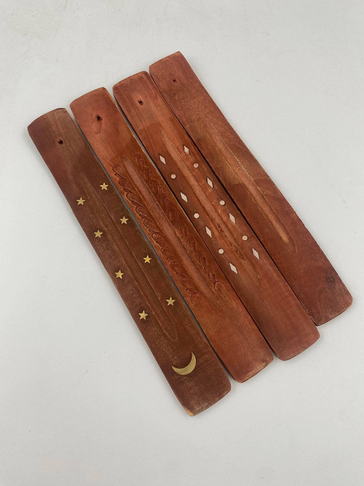 Assorted Wooden Incense Burners 12 ct