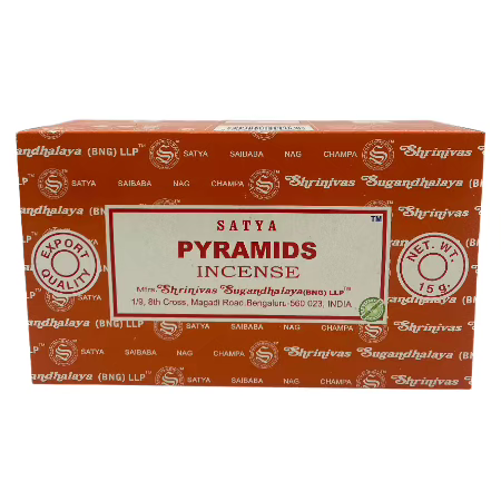 Satya 15g Pyramid Incense Sticks 12 ct Box