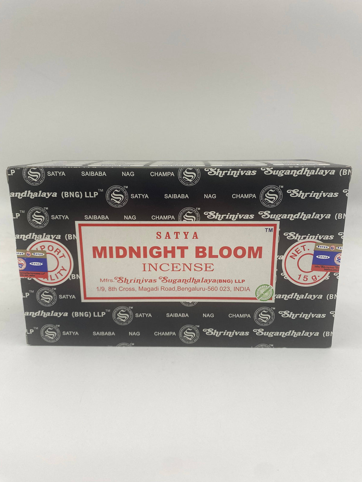 Satya 15g Midnight Bloom  Incense Sticks 12 ct Box