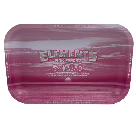 Elements Small Pink Rolling Tray