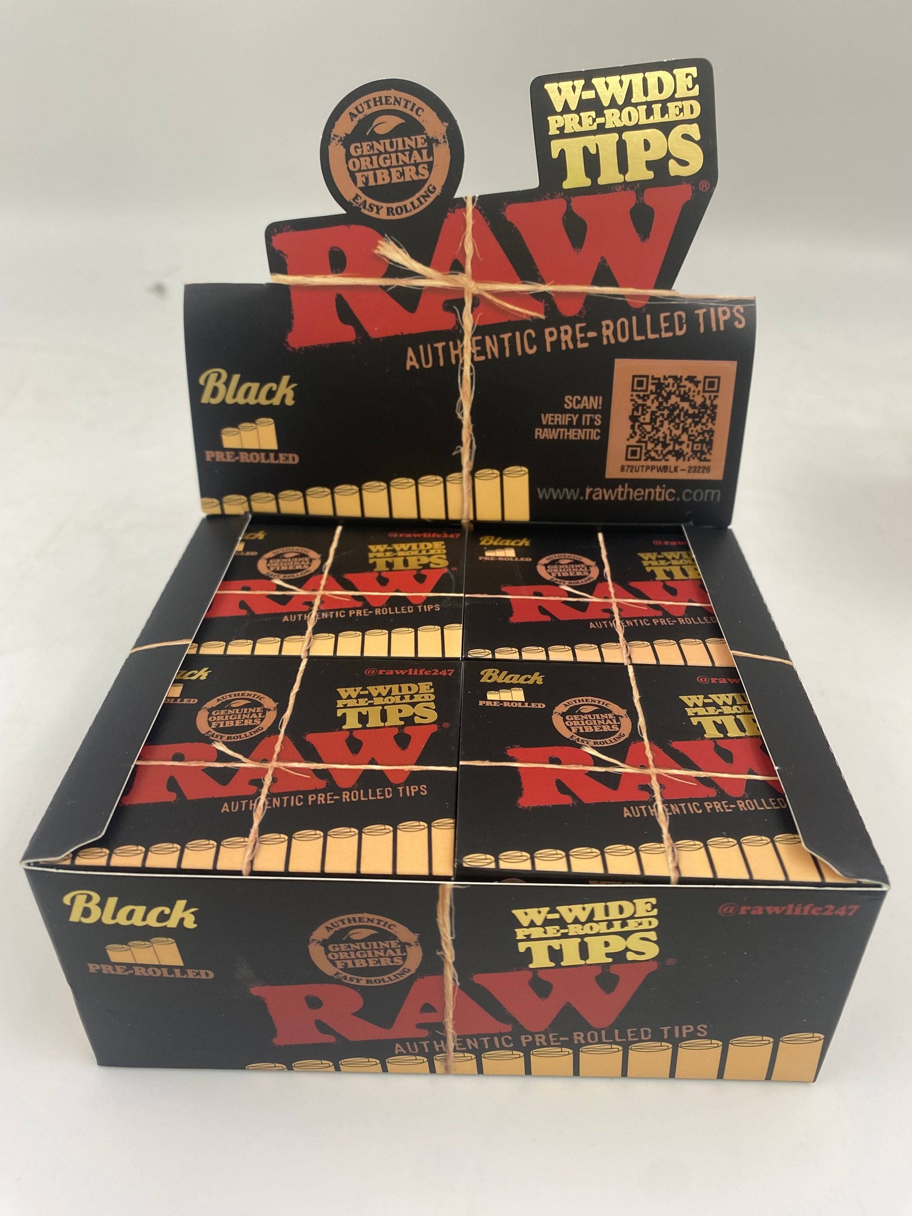RAW Pre-Rolled Wide Tips