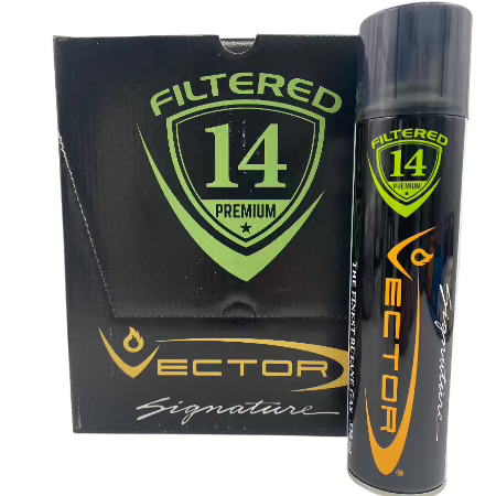 Vector Signature Filtered 14 Premium Butane 320 ml 12ct Display