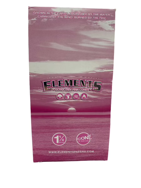 ELEMENTS 1 1/4 PINK CONES 6 PK 32 CT BOX