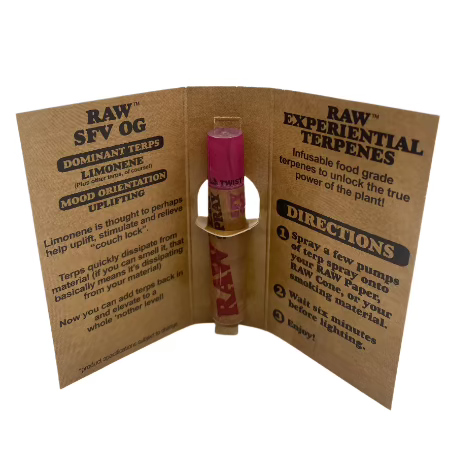 RAW TERPINE SPRAYS SFV OG 8 CT DISPLAY