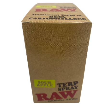 RAW TERPINE SPRAYS SOUR APPLE 8 CT DISPLAY