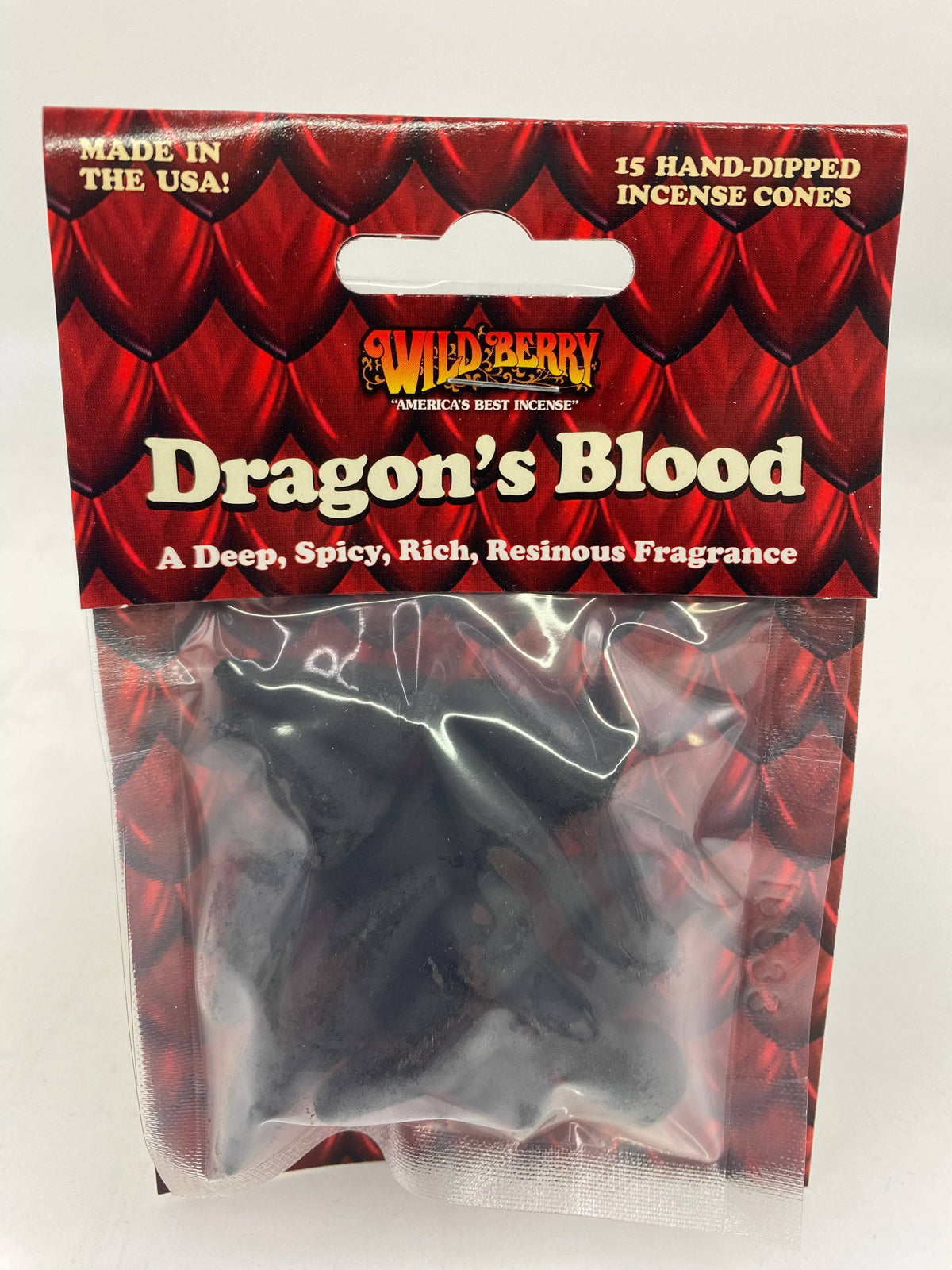 WILDBERRY DRAGON'S BLOOD CONES 15ct PACKAGED