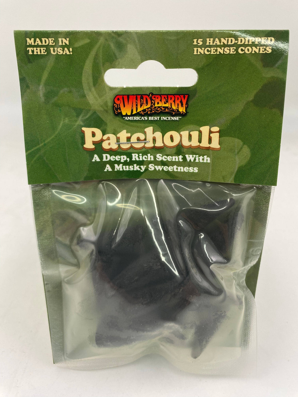 WILDBERRY PATCHOULI CONES 15ct PACKAGED