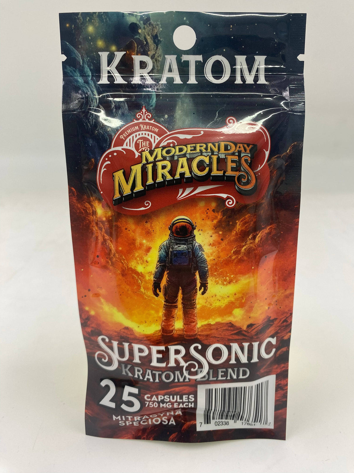Modern Day Miracles Space Blends- Supersonic Red Kratom Borneo Blend 25ct Capsules