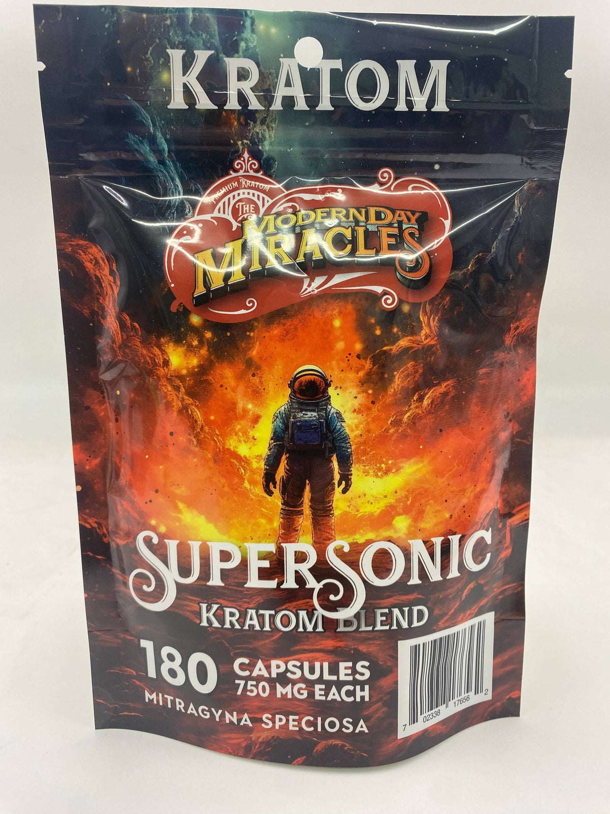 Modern Day Miracles Space Blends- Supersonic Red Kratom Borneo Blend 180ct Capsules