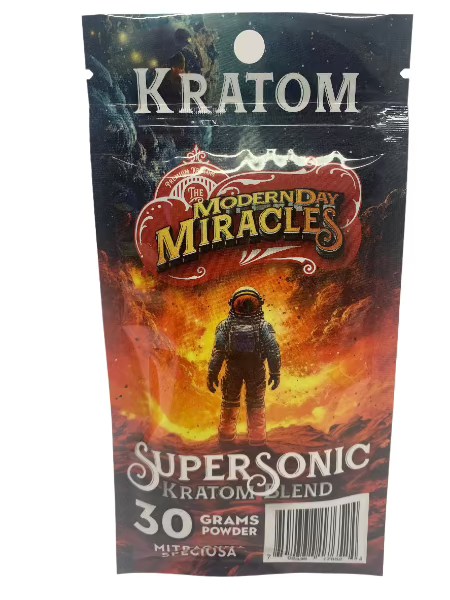 Modern Day Miracles Space Blends- Supersonic Red Kratom Borneo Blend 30 Gram Powder