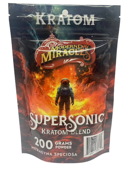 Modern Day Miracles Space Blends- Supersonic Red Kratom Borneo Blend 200 Gram Powder