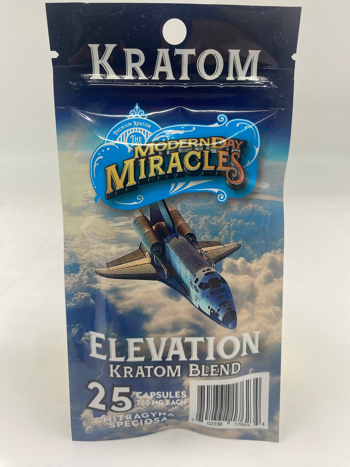 Modern Day Miracles Space Blends- Elevation White Kratom Cambodia Blend 25ct Capsules