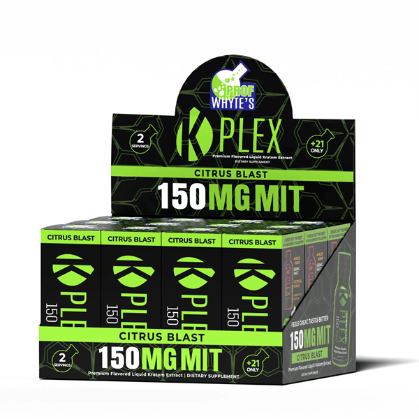 KPLEX 150 MG CITRUS BLAST EXTRACT SHOT 12 CT DISPLAY