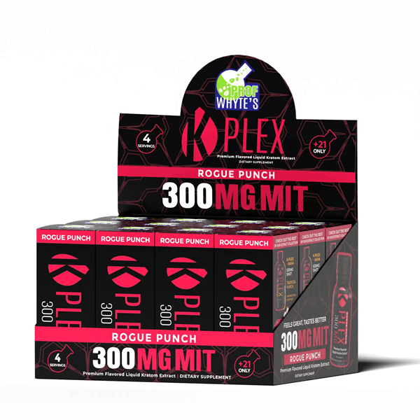 KPLEX 300 MG ROGUE PUNCH EXTRACT SHOT 12 CT DISPLAY