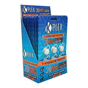 KPLEX 7 OH 20 MG TABLETS 6CT 10CT DISPLAY BLUE RASPBERRY