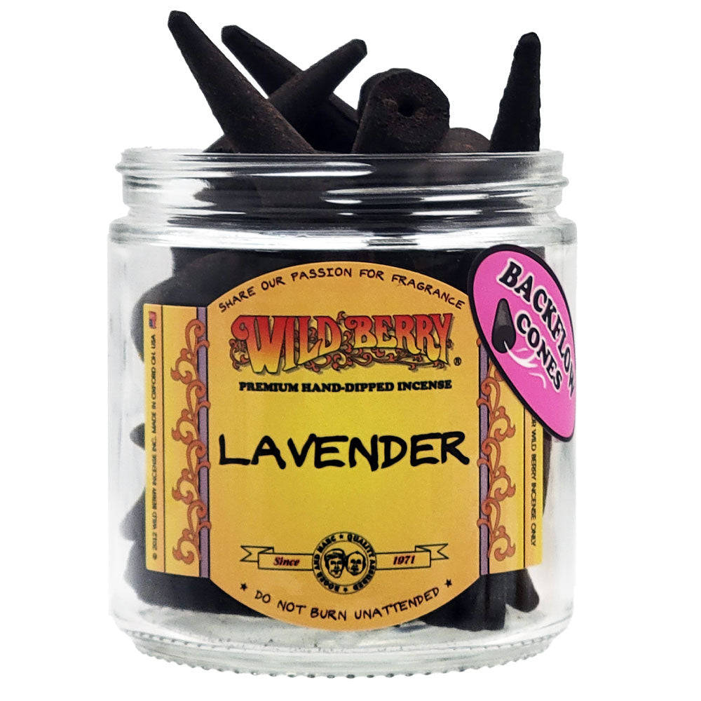 Wild Berry Lavender Backflow Cones