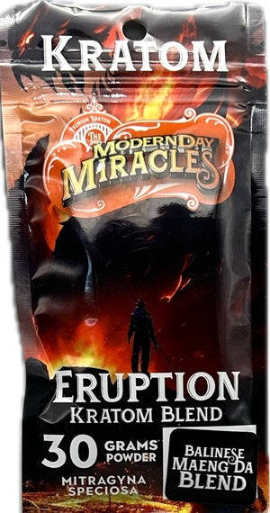 Modern Day Miracles Space Blends-Eruption Maeng Da Kratom Bali Blend 30 Gram Powder