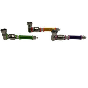 SM CHAMBER W/ STEM (N) METAL PIPE ASSORTED COLORS