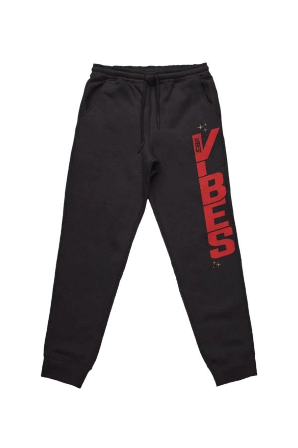 VIBES Black Sittin Sideways Sweatpants 2X-Large