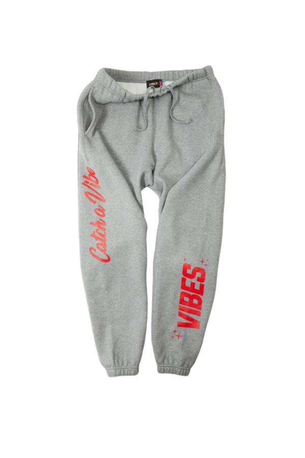 VIBES Gray Catch A Vibe Sweatpants Large