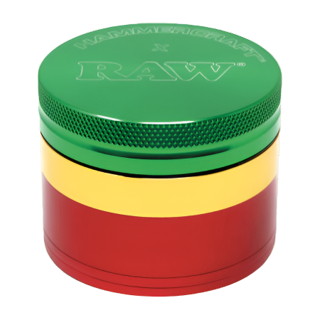 RAW Hammercraft 4 piece Grinder Rasta