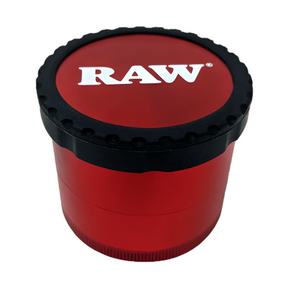 RAW G LIFE CLEAR VIEW GRINDER RED