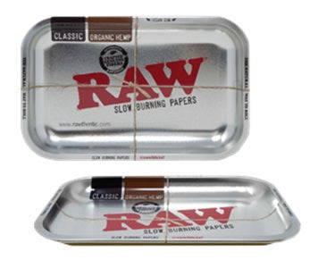 SMALL RAW TRAY SILVER METALLIC