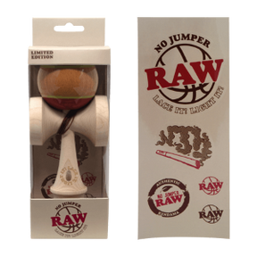 Maple wood RAW Kendama for smoking in packaging with stickers