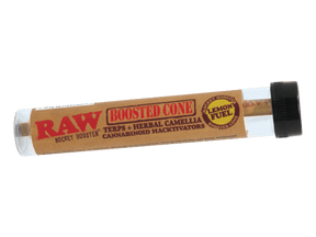 RAW ROCKET BOOSTER TERP INFUSED CONE LEMON FUEL FLAVOR 12 CT DISPLAY