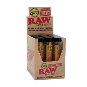 RAW Booster Cones Lemon Jack Display