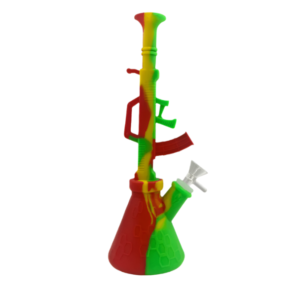 Rasta colored AK47 Waterpipe