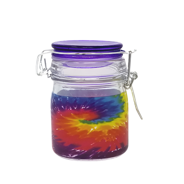 Tye Dye Hinged Smell Proof Jar