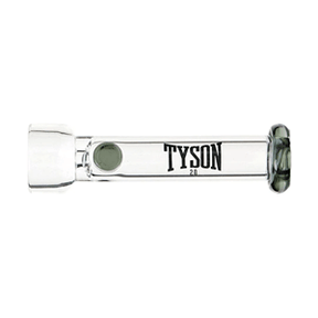 TYSON JAB ONE HITTER CLEAR & CHARCOAL