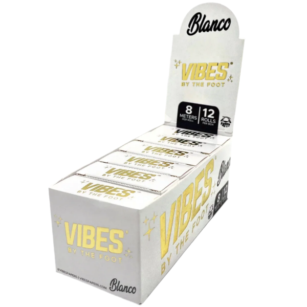 VIBES KING SIZE BLANCO FATTY BY THE FOOT 12 CT BOX