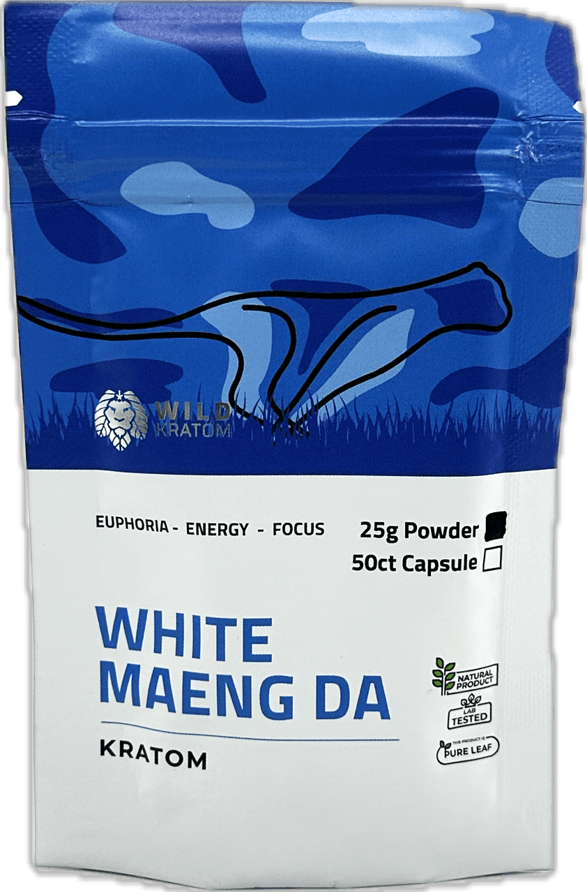 Wild Kratom White Maeng Da - 25g Kratom Powder