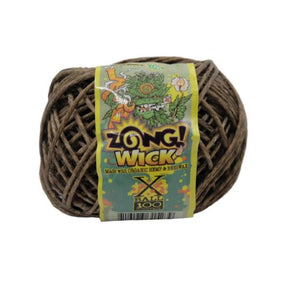 100' Spool of Zong Wick X Ball organic hemp and beeswax